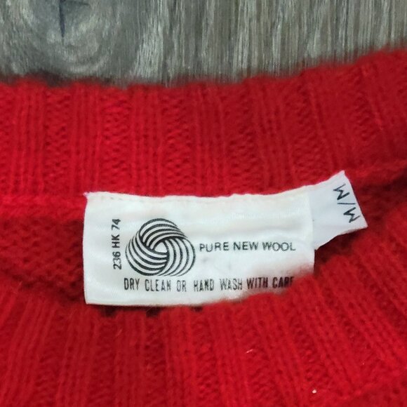 Wool Retro Designed Sweater - Picture 3 of 3